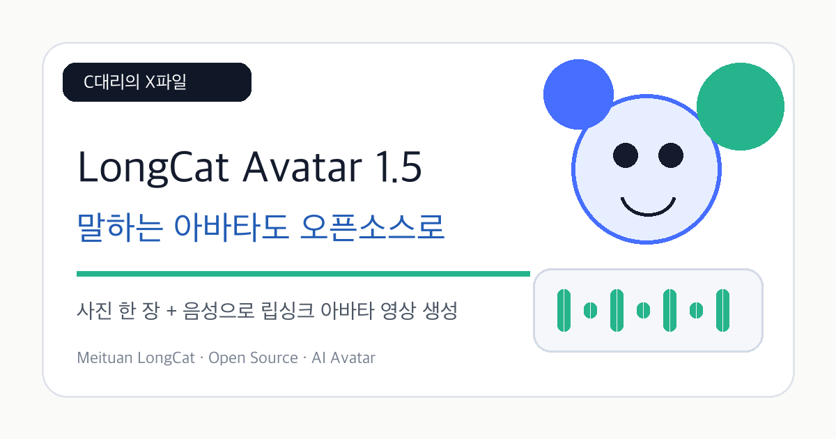 LongCat-Video-Avatar 1.5 오픈소스 AI 아바타 영상 모델